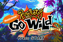 Rugrats - Go Wild Title Screen